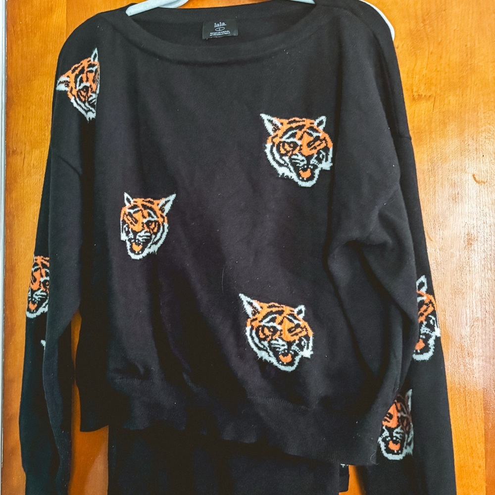 🔥 DRESSED IN LALA TIGER KNIT SET 🐅✨